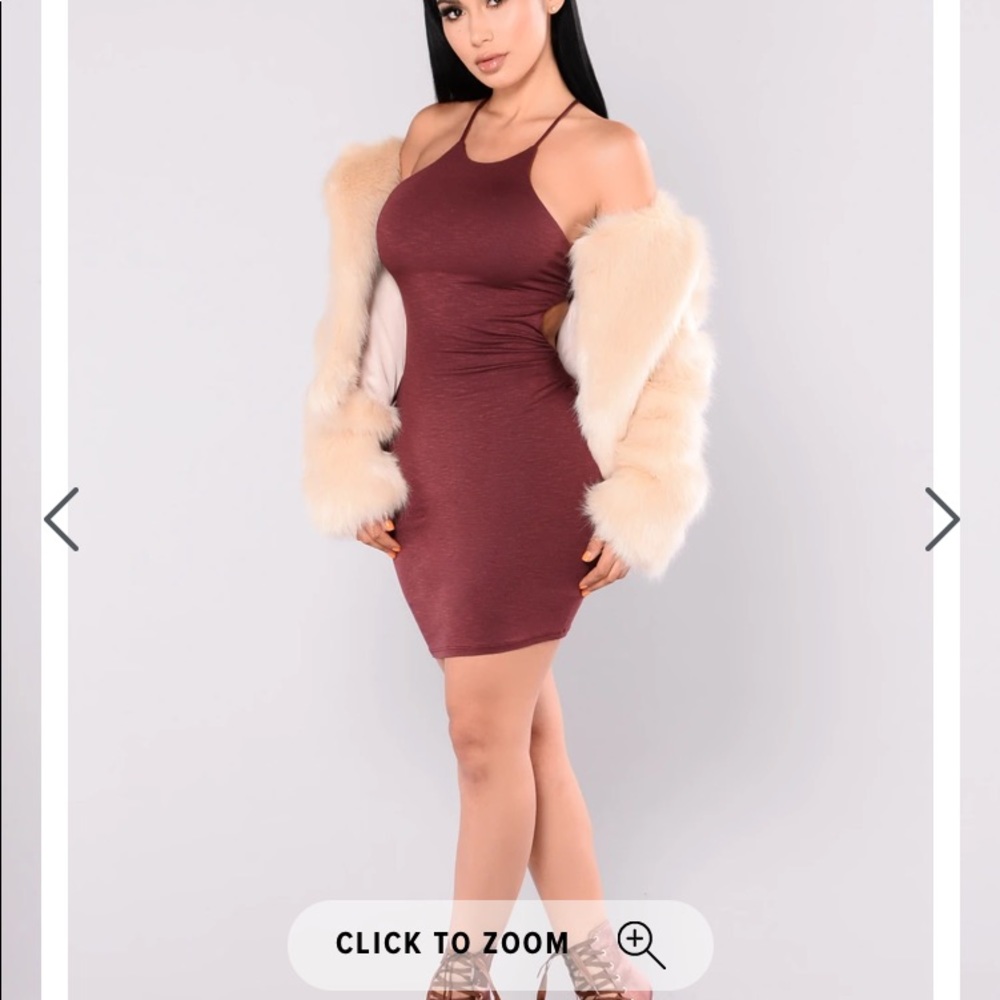 Fur Jacket - Natural/Tan - Picture 5 of 10